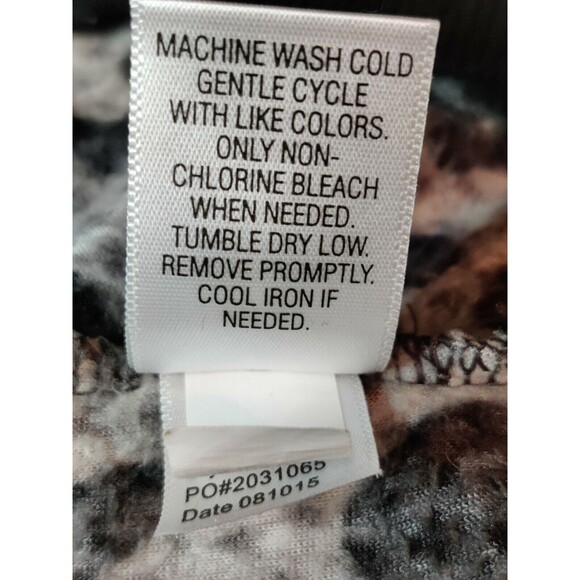 Simply Vera Wang Womens Long‎ Sleeve Pullover Leopard Print Sweater Size XL - Picture 7 of 11